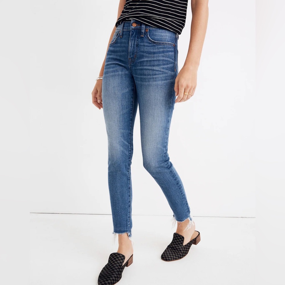 Madewell 9inch high rise skinny crop jeans size 26